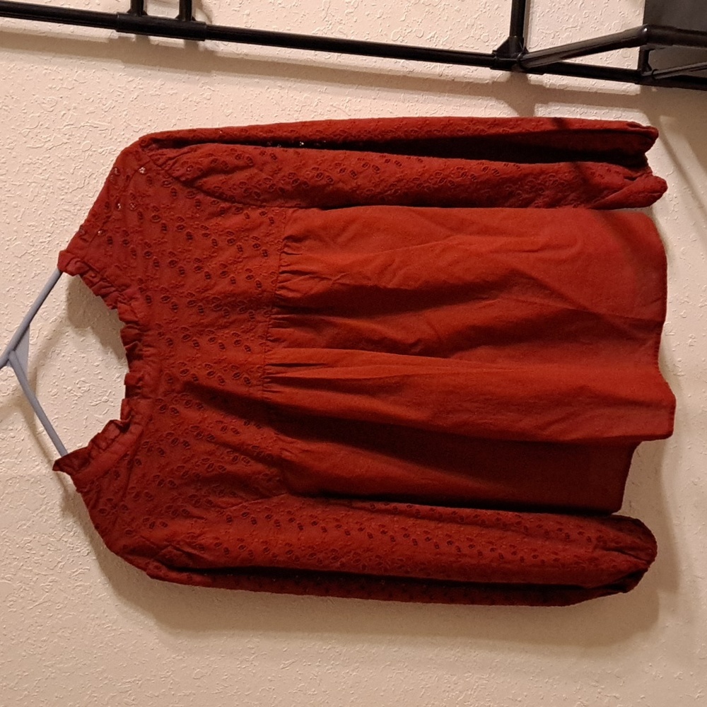 Nordstrom Rack Madewell Maroon Shirt Sz L